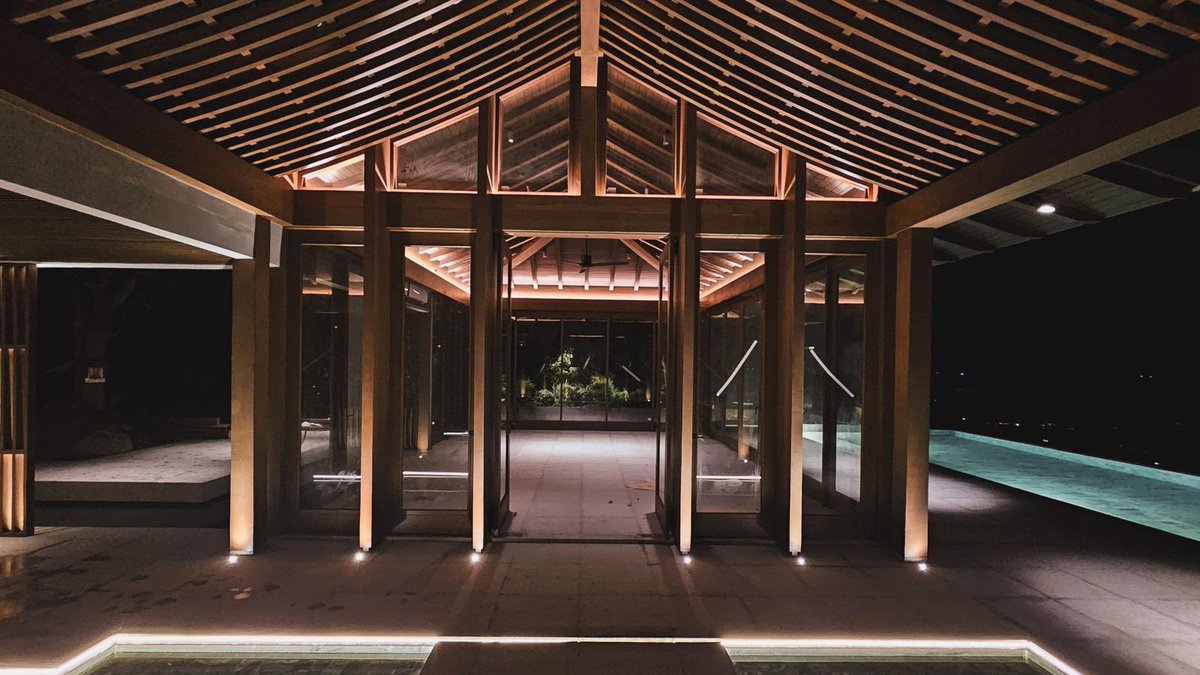 Testing the lighting design at JIVA. ✨🏝️🇹🇭