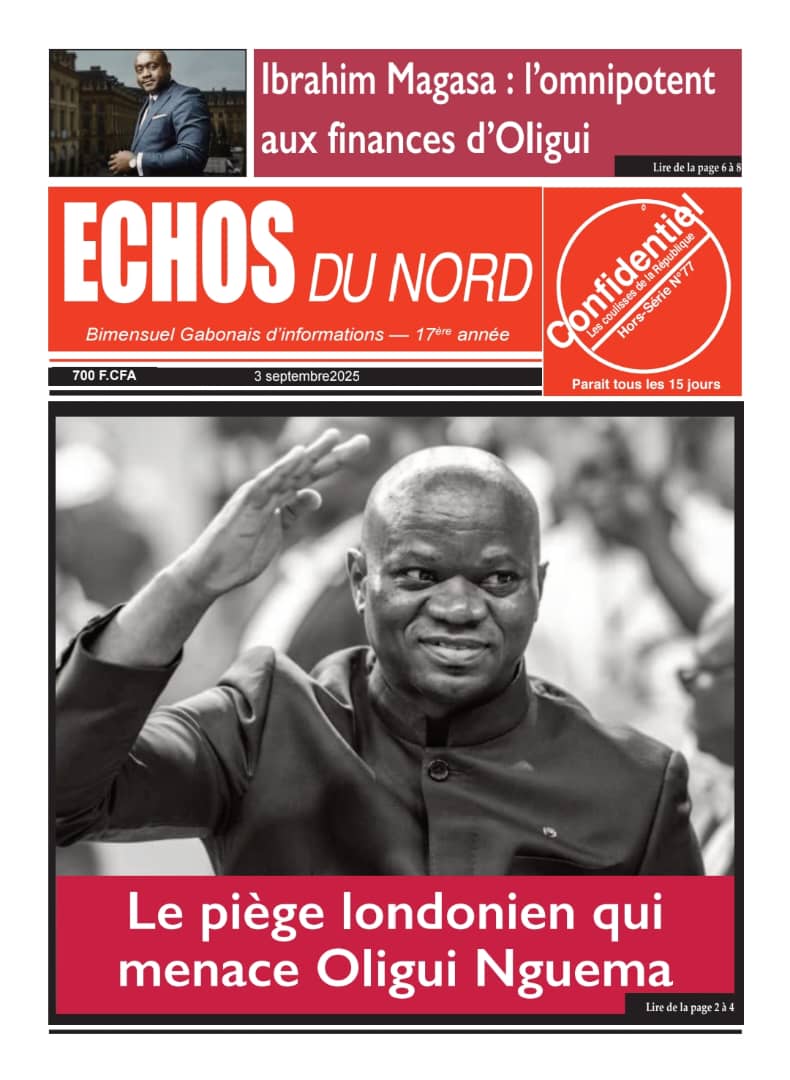 Bjr Chers lecteurs votre journal 𝗹𝗲 𝗖𝗼𝗻𝗳𝗶𝗱𝗲𝗻𝘁𝗶𝗲𝗹 de ce mercredi 3 septembre 2025 est disponible en kiosque et édité en version numérique et disponible sur le <a href="/Kiosque/">Magazine</a>-sodipresse. 

Pour accéder, cliquer sur le lien ci-dessous 
urls.fr/yQy3E8