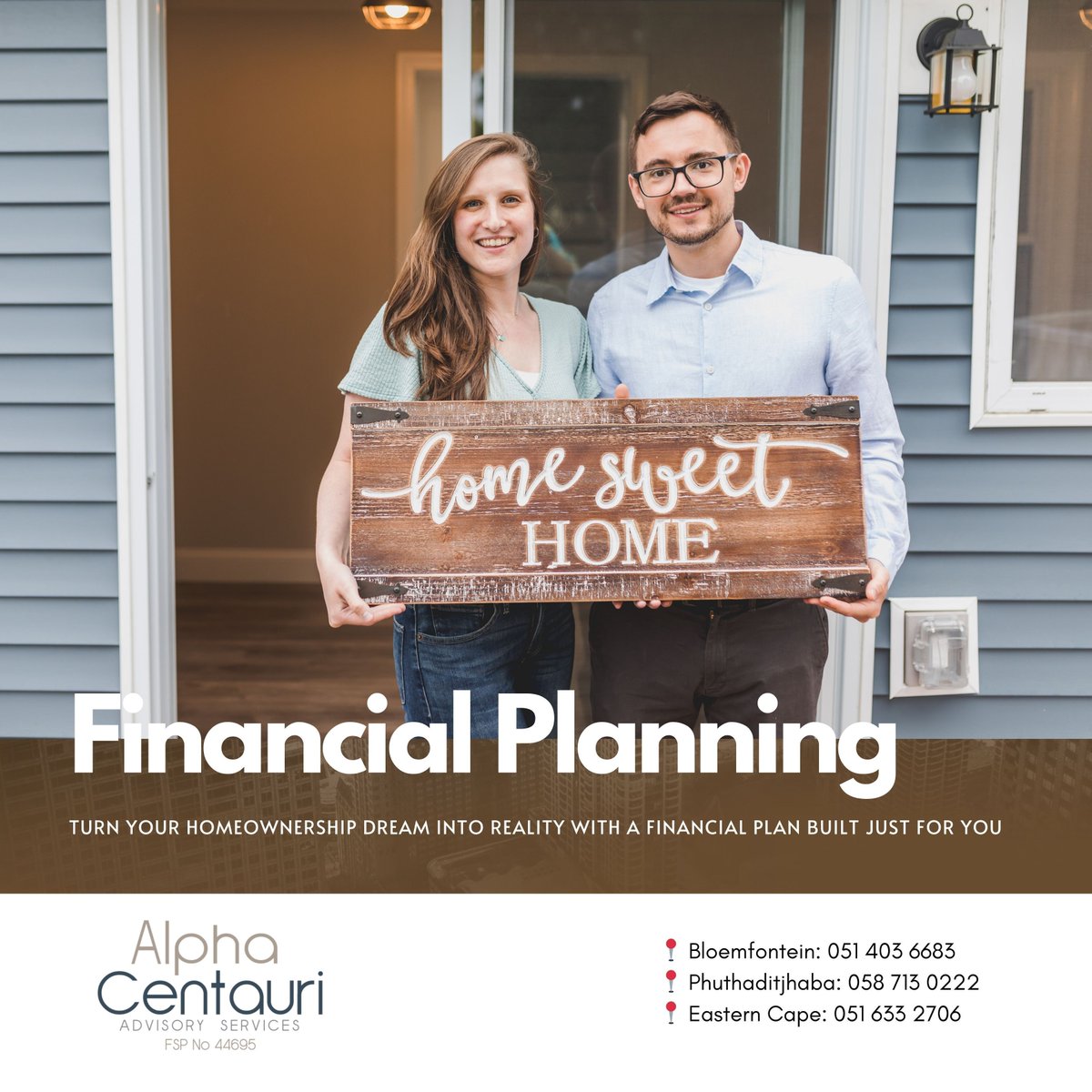 AlphaCentauriZA's tweet image. At Alpha Centauri Advisory Services, we help you create a personalised roadmap that supports your homeownership goals through budgeting, savings strategies and long-term planning. 🌐 Learn more: alphaadvisory.co.za 

#financialplanning #firsthomegoals #alphacentauriadvisory