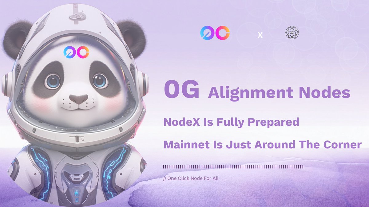 Node-X (@labs_nodex) on Twitter photo ๐ As the official NaaS partner of 0G <a href="/0G_labs/">0G Labs (ร,G) - AI L1</a> , NodeX is fully prepared to welcome your deployments.
With one-click simplicity, robust infra, and proven reliability โ weโre ready for mainnet, and ready for you.
#NodeX #0G #NaaS #Web3Infra ๐ As the official NaaS partner of 0G <a href="/0G_labs/">0G Labs (ร,G) - AI L1</a> , NodeX is fully prepared to welcome your deployments.
With one-click simplicity, robust infra, and proven reliability โ weโre ready for mainnet, and ready for you.
#NodeX #0G #NaaS #Web3Infra