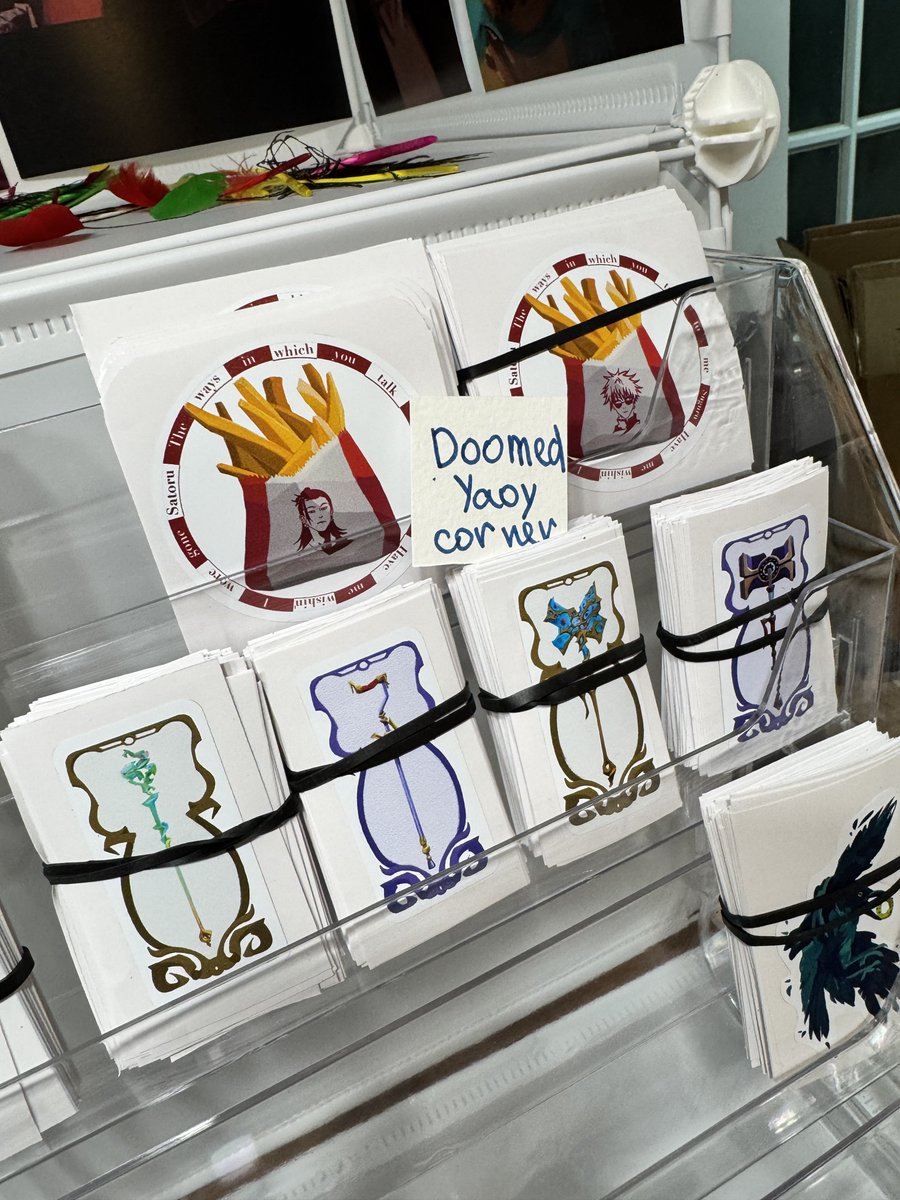 Almost ready for my first ever con! Scared that no one likes my fandoms or my style