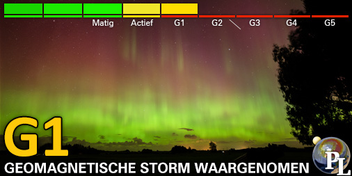 G1 - Kleine geomagnetische storm (Kp5)
Drempel bereikt: 02:59 UTC
Volg het live op spaceweather.live/l/kp