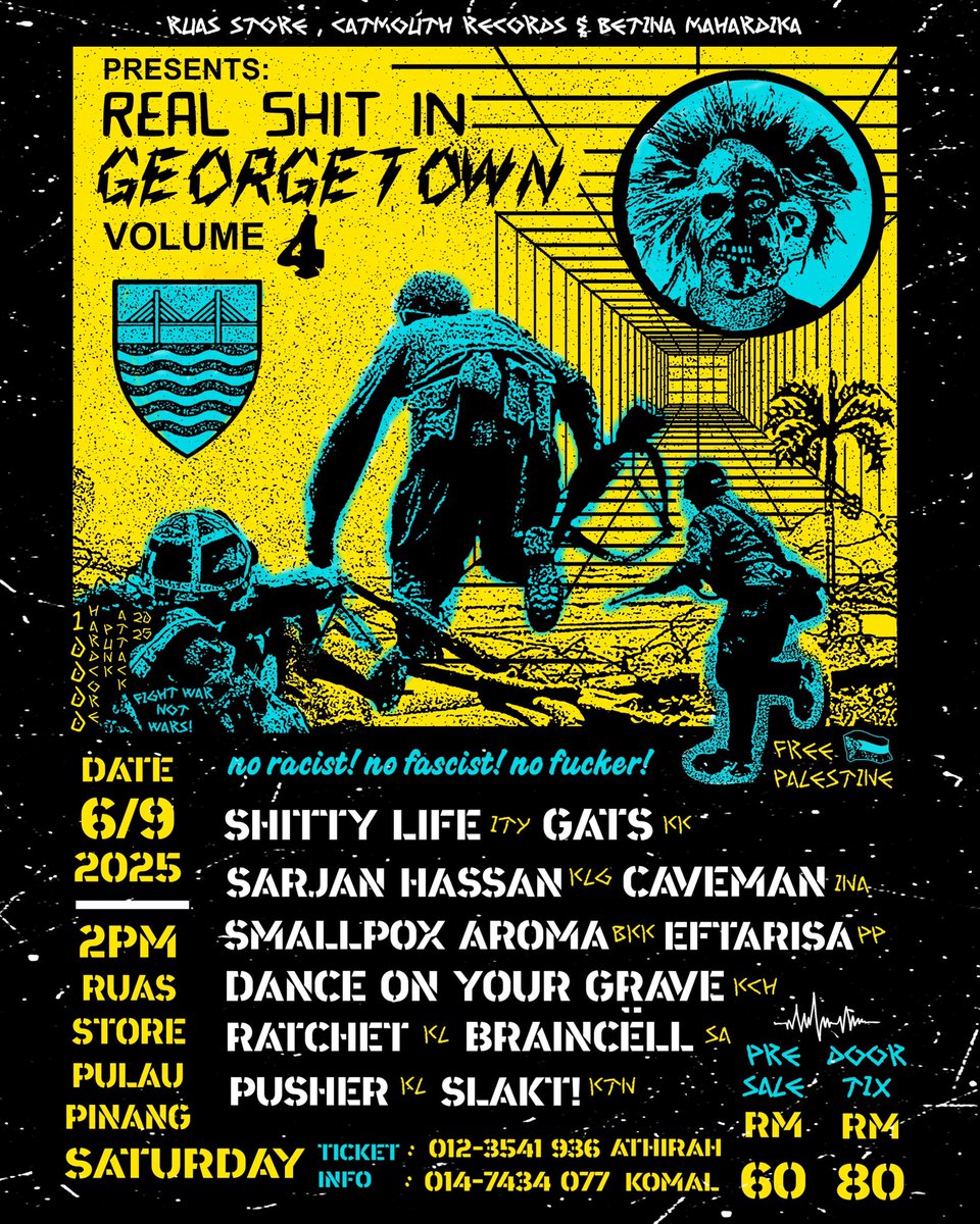 Get your presale ticket now!
Good line up to serve your ear.
Do check it out all band. 
Dont missed, only left 2 days for presale ticket.