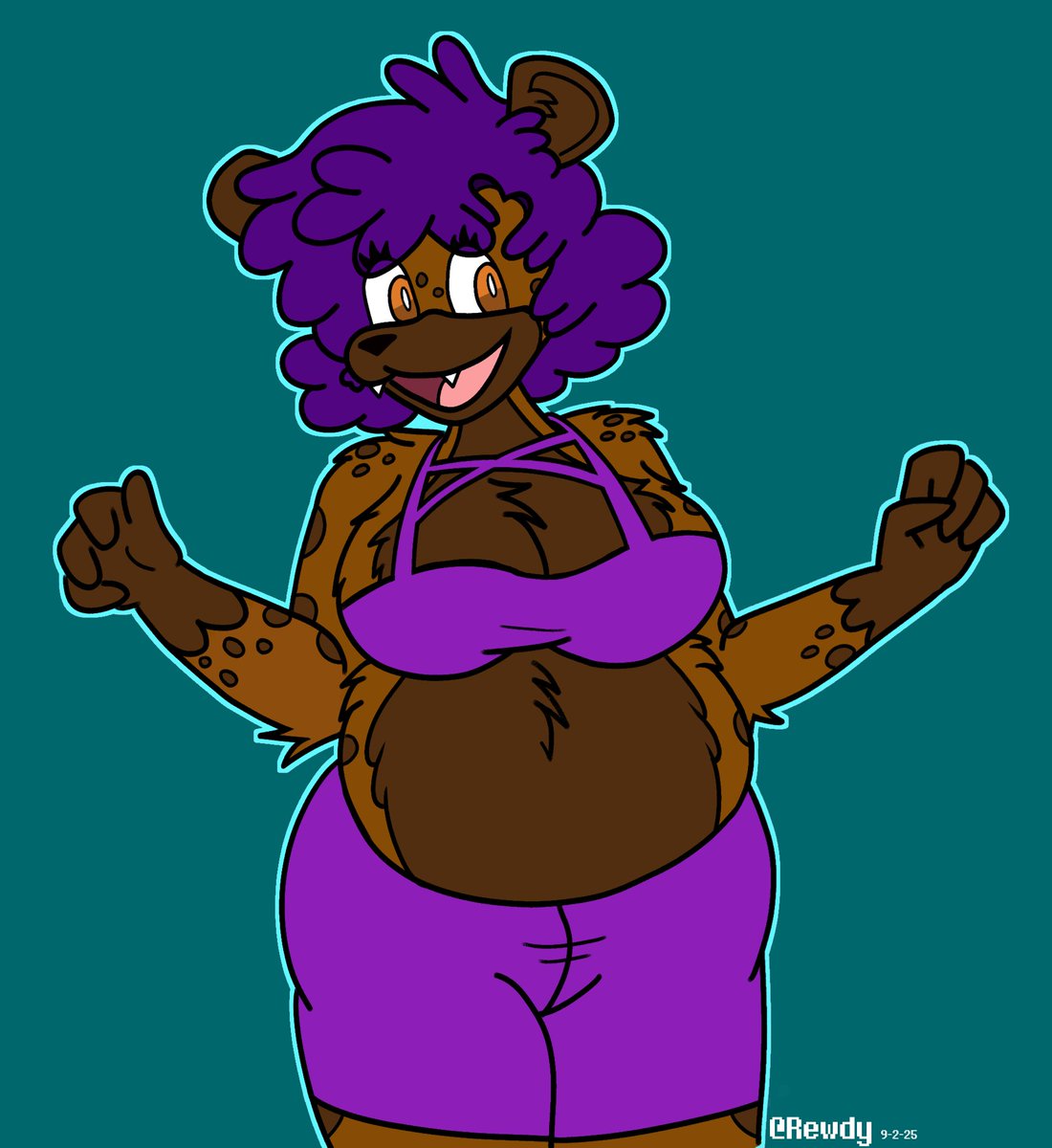 rewdle_'s tweet image. Art trade w/ @evilmeefa 💫