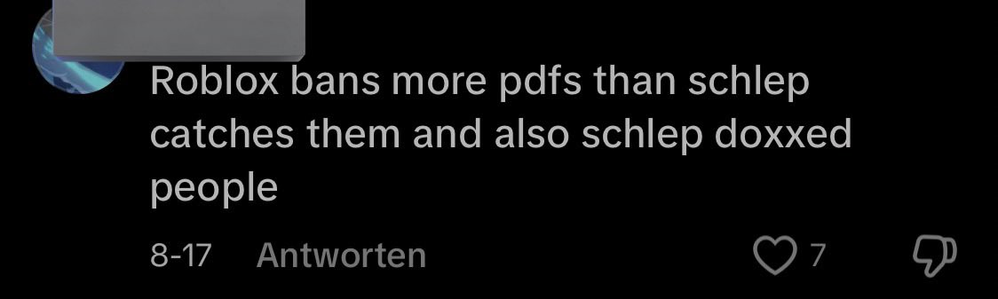 Its crazy how quick misinformation on tiktok spreads, this is just pure BS. <a href="/RealSchlep/">Schlep</a> #FreeSchlep