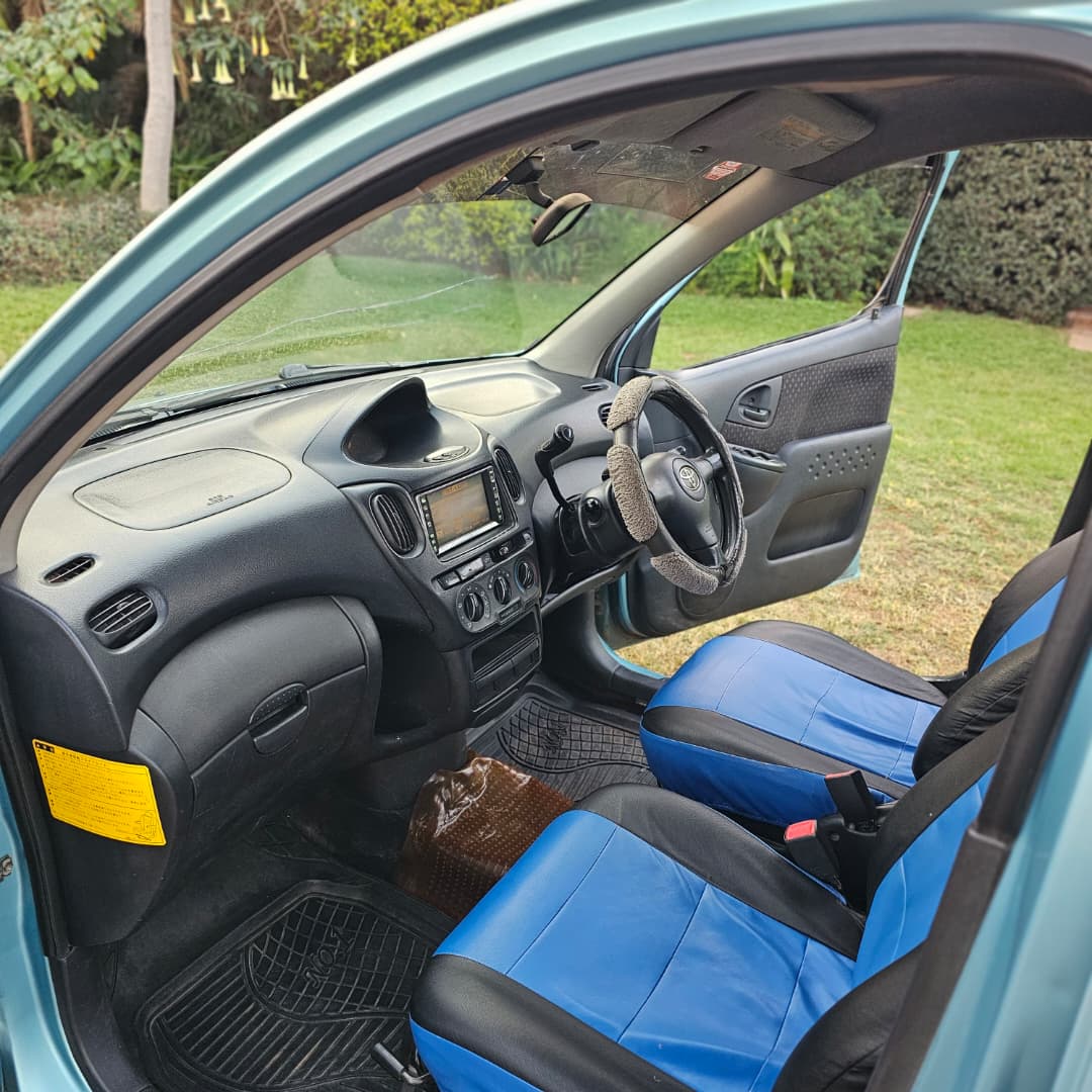 Chipipi chisina tint

Toyota Fun Cargo
1.3l petrol 
2nz
Clean 
Automatic transmission 
$4350

PakuruDeals 0772357175