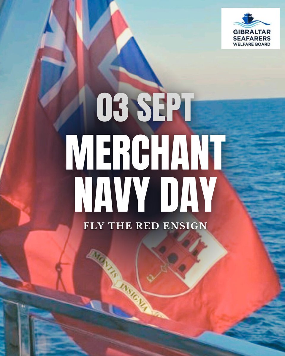 gibseafarers's tweet photo. 🇬🇮 On #MerchantNavyDay, Gibraltar honours its proud maritime heritage and ongoing commitment to seafarer welfare.

The GSWB works closely with local authorities and partners to ensure all seafarers are supported and respected. https://t.co/9x9R31vkti