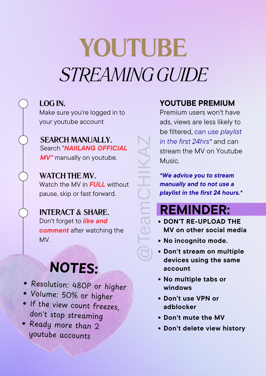 Team CHIKAZ (@teamchikaz) on Twitter photo Let's get ready to stream!
Hello, Chikaz! We've put together a streaming guide below with all the reminders to help you stream the music video our girl, <a href="/_AZMartinez/">AZ Martinez</a>, is part of.
Let's all work together and make every view count!
Stream it to believe it 💕
#AZMartinez | AZ Let's get ready to stream!
Hello, Chikaz! We've put together a streaming guide below with all the reminders to help you stream the music video our girl, <a href="/_AZMartinez/">AZ Martinez</a>, is part of.
Let's all work together and make every view count!
Stream it to believe it 💕
#AZMartinez | AZ