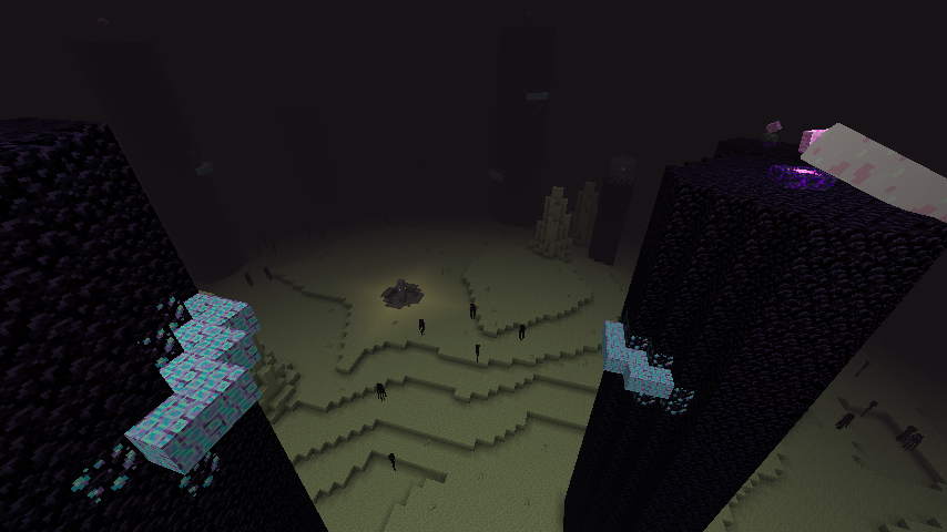 Novalust, a mysterious mushroom-type growth, exclusively on the obsidian pillars of the End!
#Minecraft #minecraftart