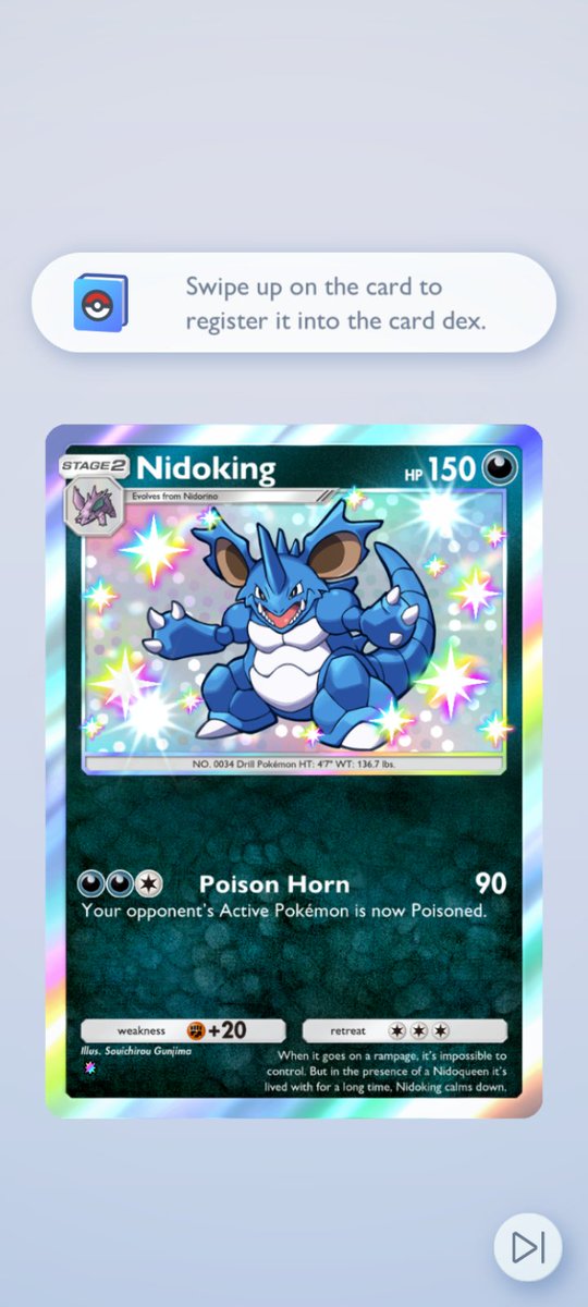 Not at all what I was wanting in my daily pull but damn I'll take the king. #pokemontcgpocket.