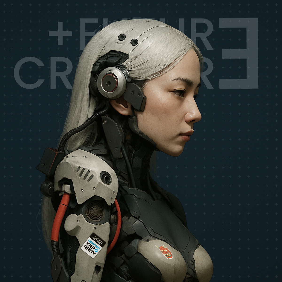 SAAAKSSS's tweet photo. FUTURE CREATURE SUBJECT_237 🚨 
has entered the grid. Not noise. Pure presence.  

Protocol active → engage &amp; secure. Collectors, intercept now before they’re gone.

Now live on @xrpcafe

#XRP HAS #FUTURECREATURE https://t.co/ldtTzx09Ld