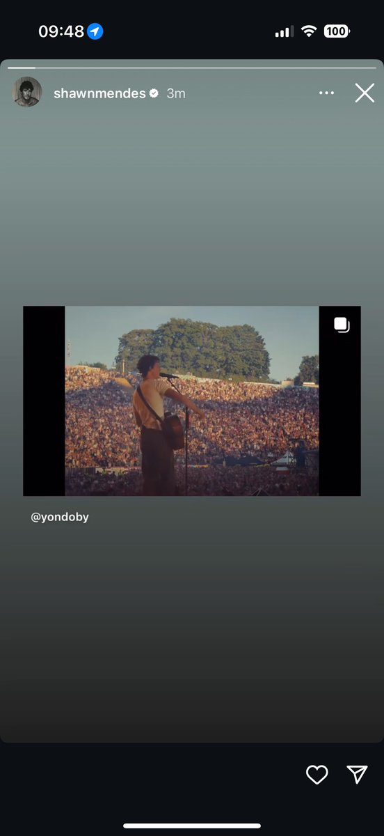 Shawn via IG story!🥹