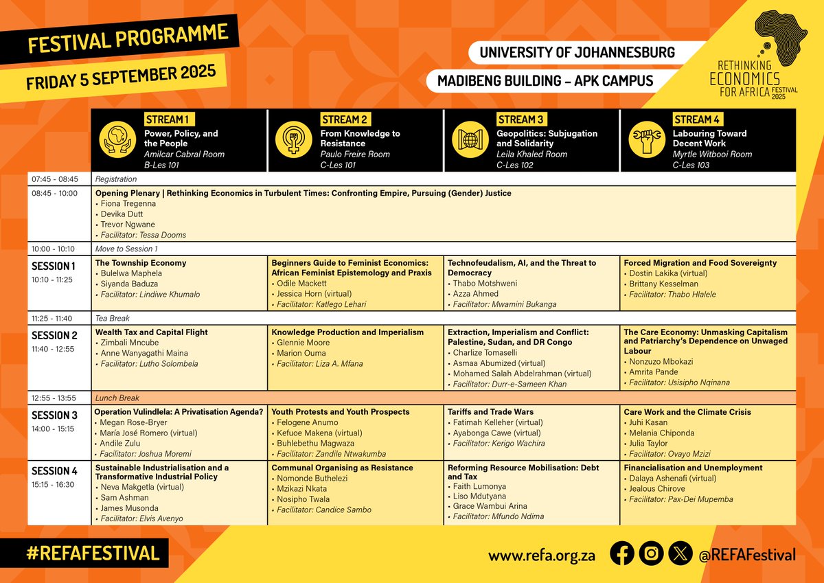 [UPDATED PROGRAMME]