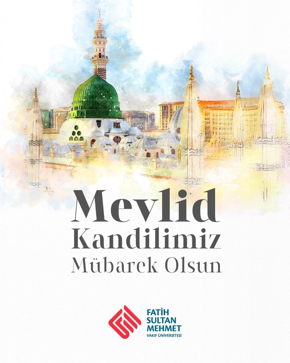 Alemlere rahmet olarak gönderilen Peygamber Efendimiz Hz. Muhammed (S.A.V.)’in dünyaya teşrif ettiği Mevlid Kandilimiz mübarek olsun. Bu mübarek gecenin, sevdiklerimizle beraber huzur, barış ve hayırlar getirmesini dileriz.