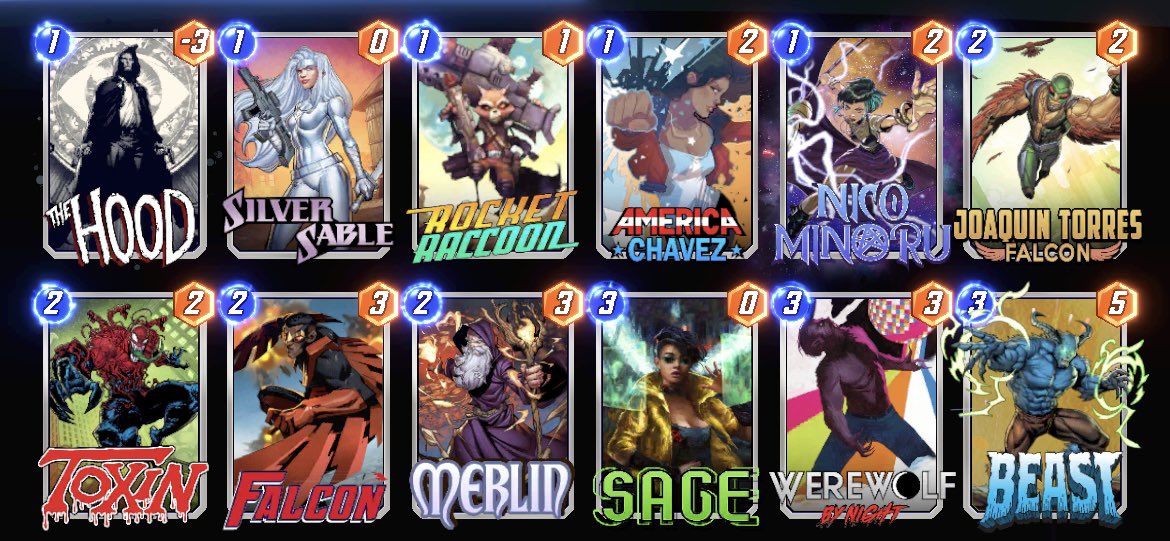 2日間プレイできないので早めのインフィニティ♾️
Botとほとんど当たらなくて大変でした
デッキはチャベス入りのバウンス🦸🏽‍♀️

#MARVELSNAP #マーベルスナップ #マベスナ