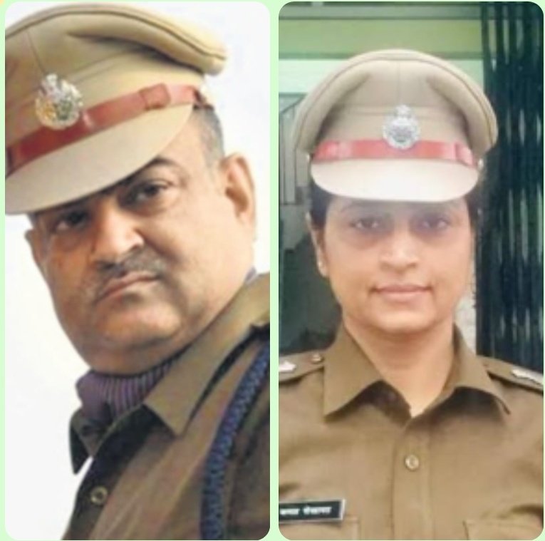 rakeshpkmlp's tweet photo. राजस्थान पुलिस सेवा के दो पुलिस अधिकारी जो संयोग से दंपति है को आईपीएस सेवा के लिए प्रमोट किए गए पांच अधिकारियों में चुना गया है। अतिरिक्त पुलिस अधीक्षक श्री पुष्पेंद्र सिंह राठौड़ तथा उनकी धर्मपत्नी अतिरिक्त पुलिस अधीक्षक कमल शेखावत का आईपीएस सेवा के लिए प्रमोशन होने पर बधाई। https://t.co/ytOsYykQ7Y