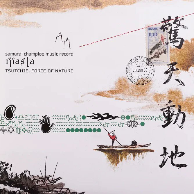 RawestAlbums's tweet photo. TSUTCHIE &amp; Force Of Nature - samurai champloo music record masta (2004) https://t.co/O7ZVtsh3Oe