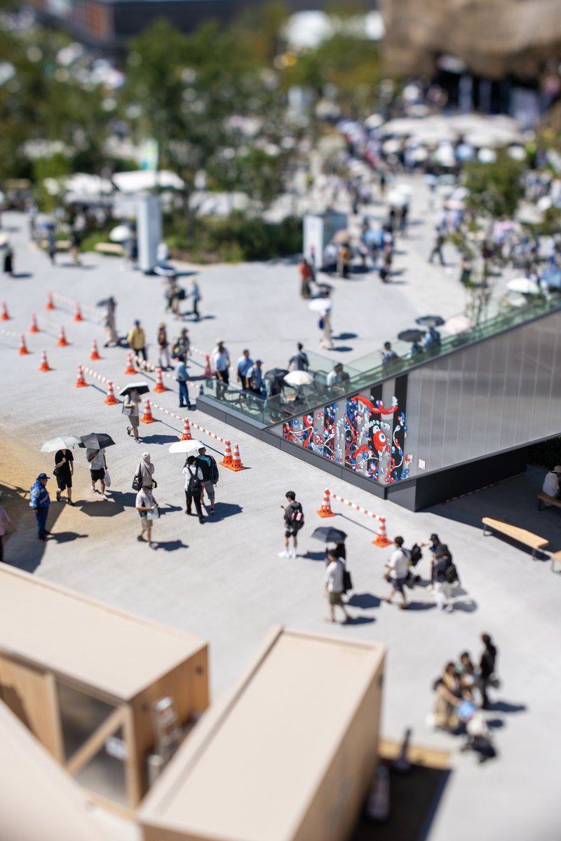 ミャクミャクの仲間たちみたいなのかわいい