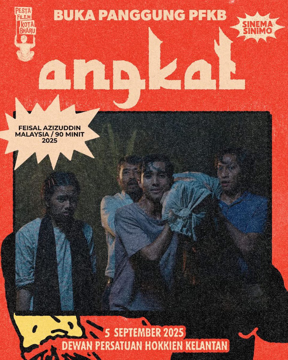 Filem ANGKAT akan ditayang sebagai filem buka panggung Pesta Filem Kota Bharu pada Jumaat minggu ni.

Orang Kelantan, jumpa kat sana! #filemAngkat