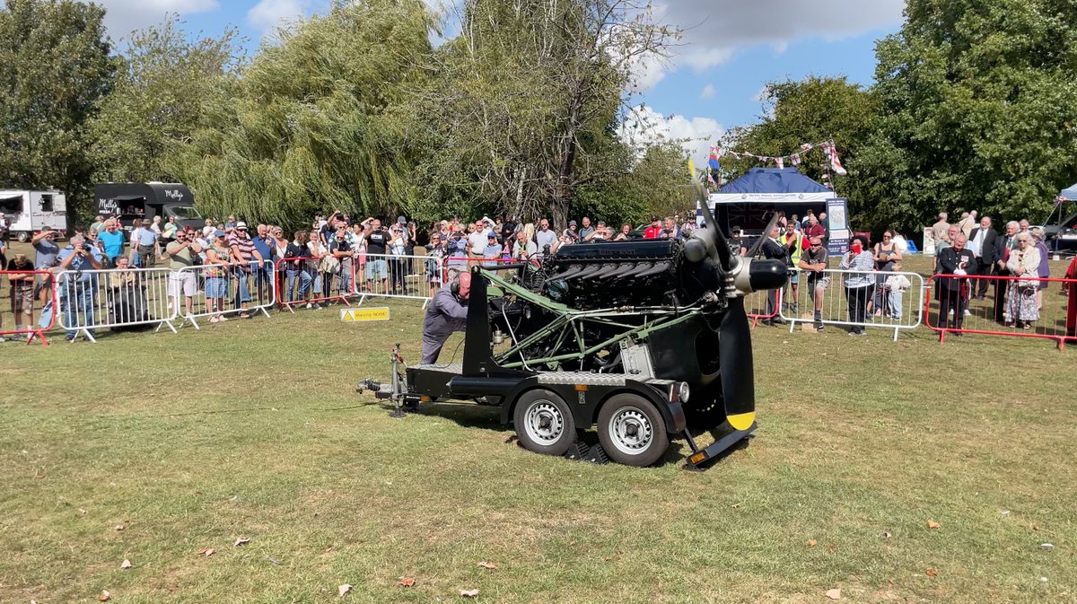 HistoricAeroEng's tweet photo. Rolls-Royce Merlin engine at the March Armed Forces Fair, Cambridgeshire. https://t.co/vBaYWLUQsb via @YouTube https://t.co/zun8N1EU2u