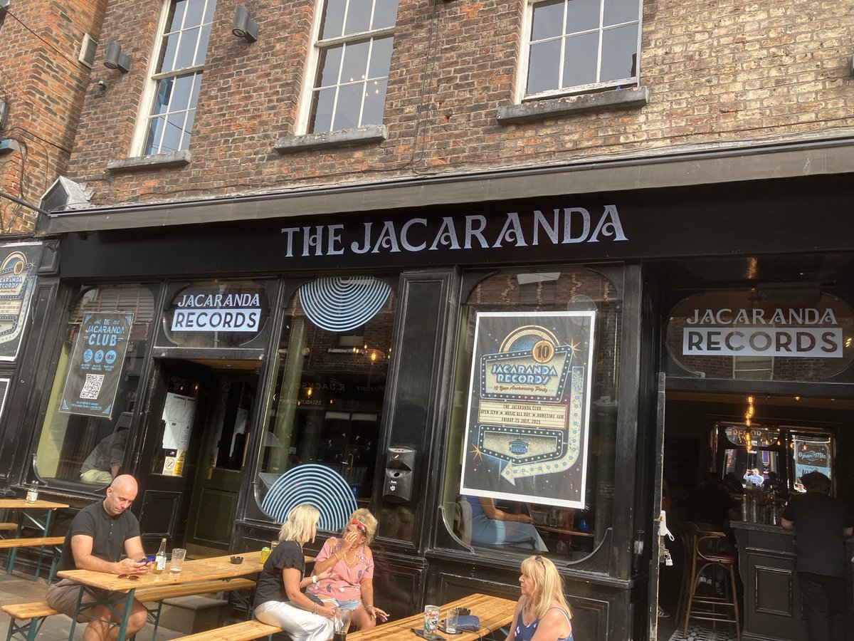 The jacaranda, the first venue the Beatles ever played at in Liverpool. Taken during the international Beatles week in Liverpool