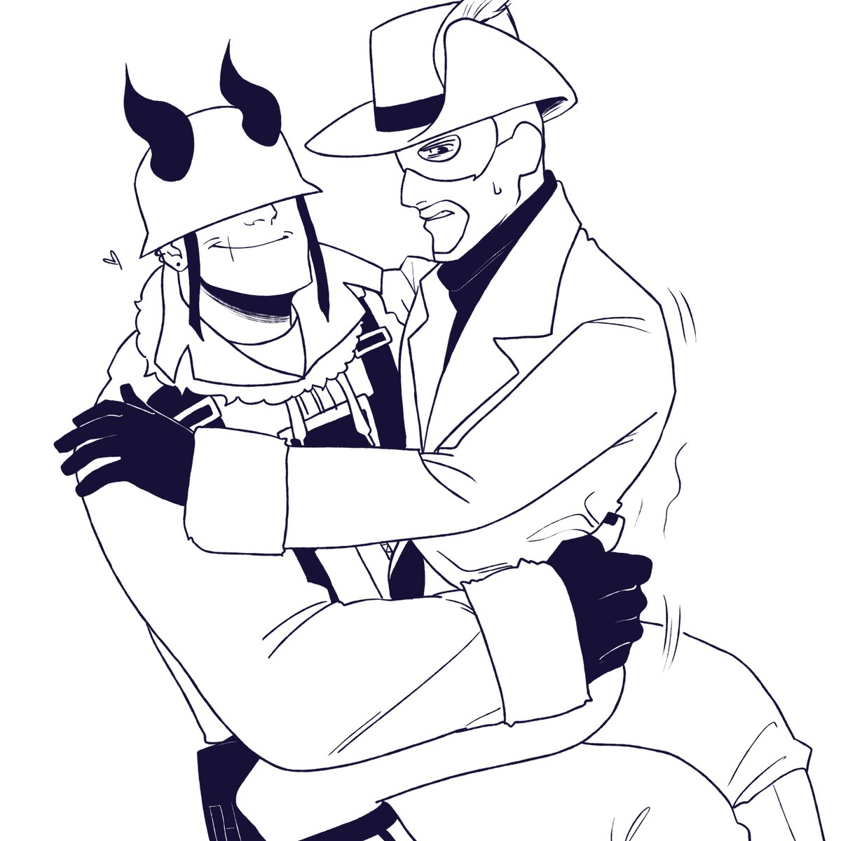 he's a naughty spy