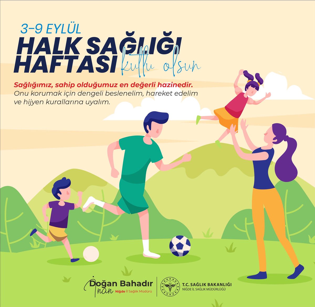 ✅ 3–9 Eylül Halk Sağlığı Haftası
Sağlıklı birey, sağlıklı toplum demektir. Halk sağlığı için hep birlikte çalışıyoruz.

<a href="/saglikbakanligi/">T.C. Sağlık Bakanlığı</a>
<a href="/sbkhgm/">Kamu Hastaneleri Genel Müdürlüğü</a>
<a href="/sbsggm/">Sağlığın Geliştirilmesi</a>
<a href="/acilafetgovtr/">T.C. Sağlık Bakanlığı Acil Sağlık Hizmetleri</a>
<a href="/nigdeeah51/">Niğde Eğitim ve Araştırma Hastanesi</a>
@tcnigde
@drbahadirinan