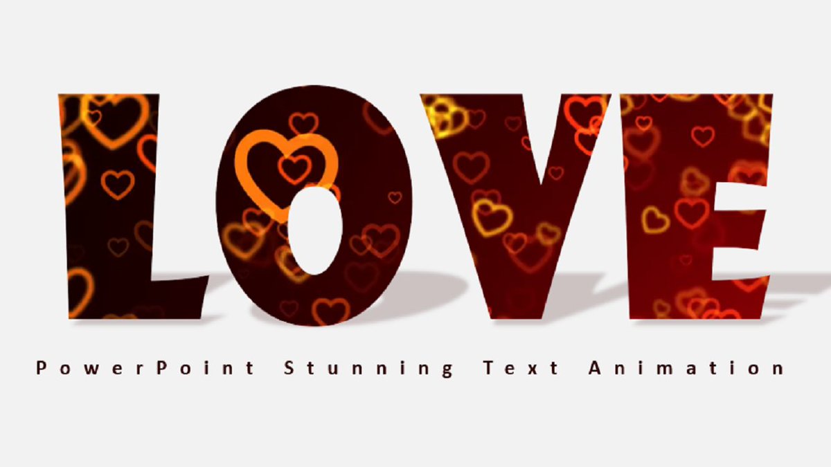 SlideShorts's tweet image. Create a stunning Love Effect Animation in #PowerPoint!
✔️ Type “LOVE” in bold font
✔️ Insert free stock video
✔️ Use Merge Shapes &amp;gt; Intersect
✔️ Add animation + subtitle for style
#PresentationDesign #AkshrikaTutorials 

Watch Here: youtu.be/Erw242sef6w?si…