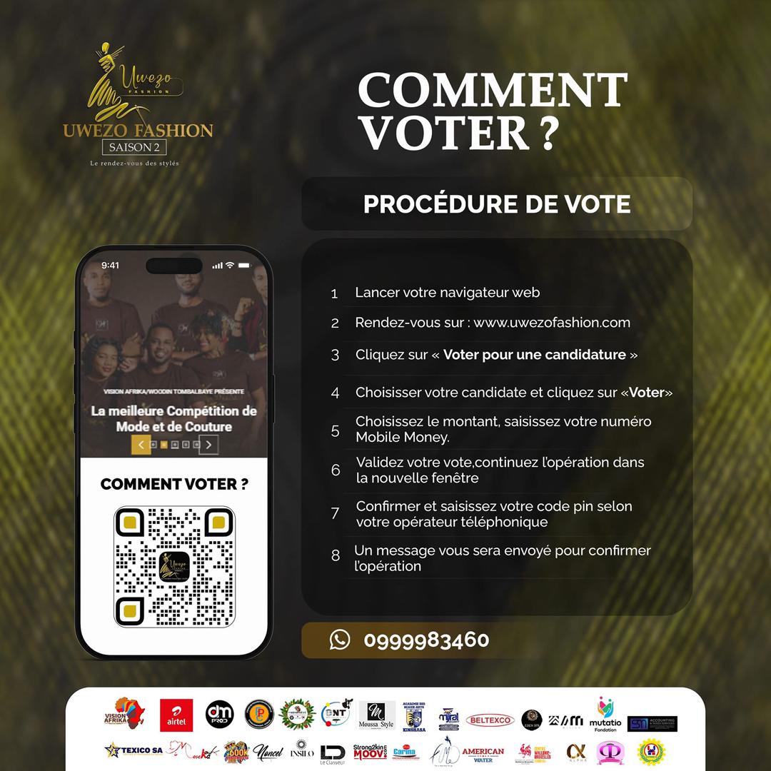 KadimaLex's tweet photo. UWEZO FASHION – FINALE ✨
Elles étaient 39, il n’en reste que 12 !
Soutenez Kadima Sunda, candidate n°31 pour Kinshasa 🖤
Un seul vote peut faire la différence.
#UwezoFashion #TeamKinshasa #Vote31 https://t.co/eclMTyzalq