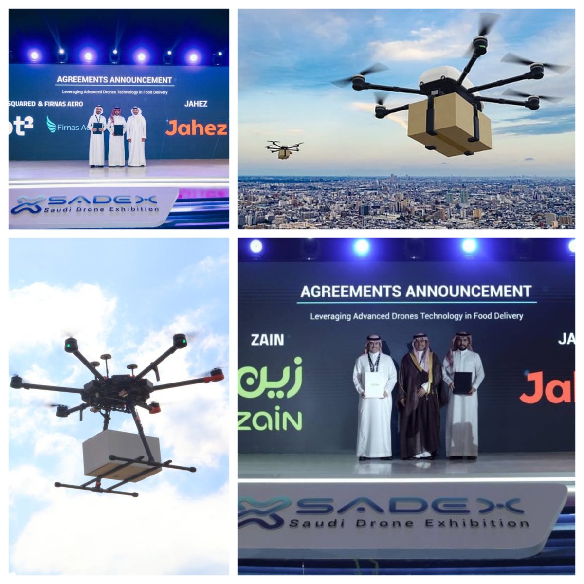 🚀 Jahez has kicked off #SaudiArabia’s first pilot program for drone delivery! 📦✨

In partnership with #Zain, IoTSquared (an #STC company), and  Farnas Aero, this milestone marks a major step forward in the future of smart delivery solutions in the Kingdom. 🇸🇦💡