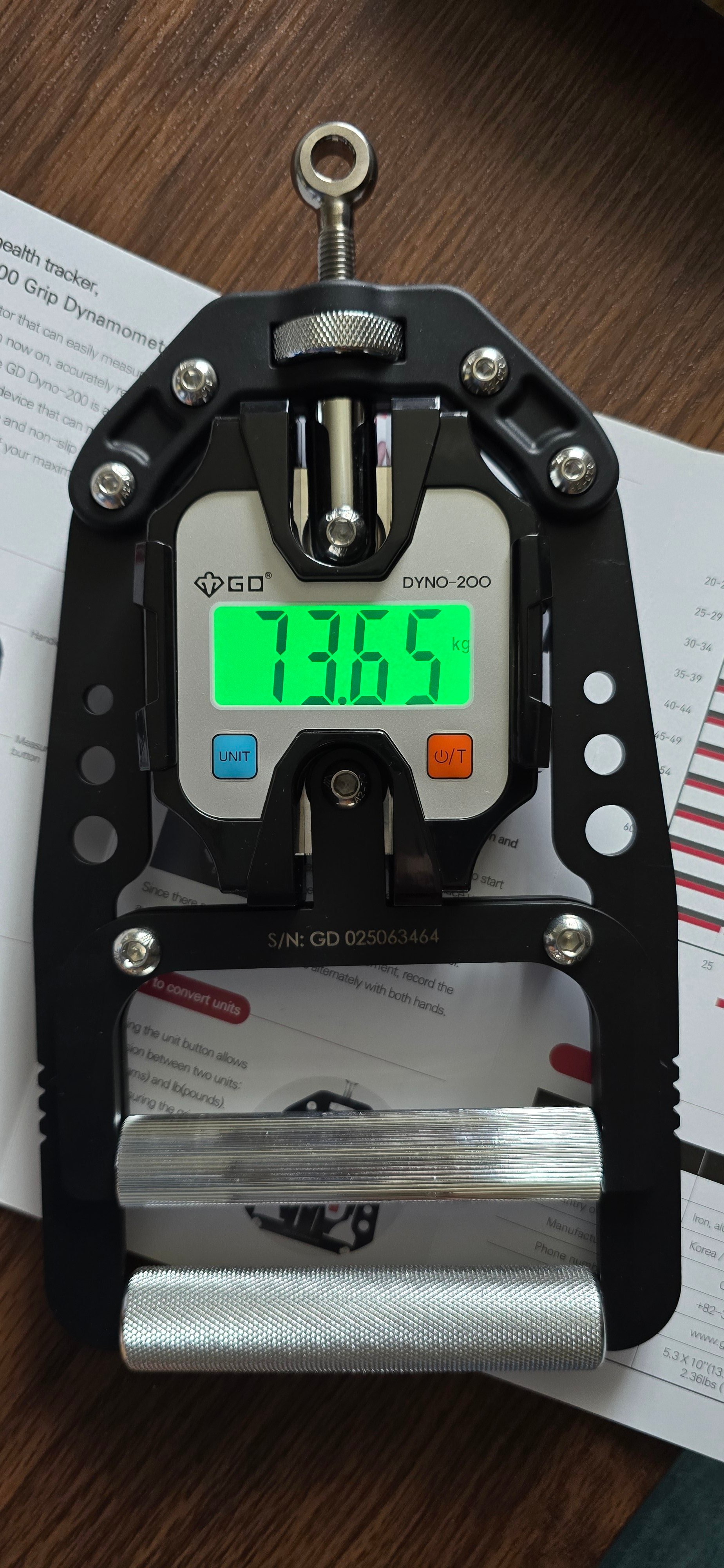 デジタル握力計GD DYNO-200