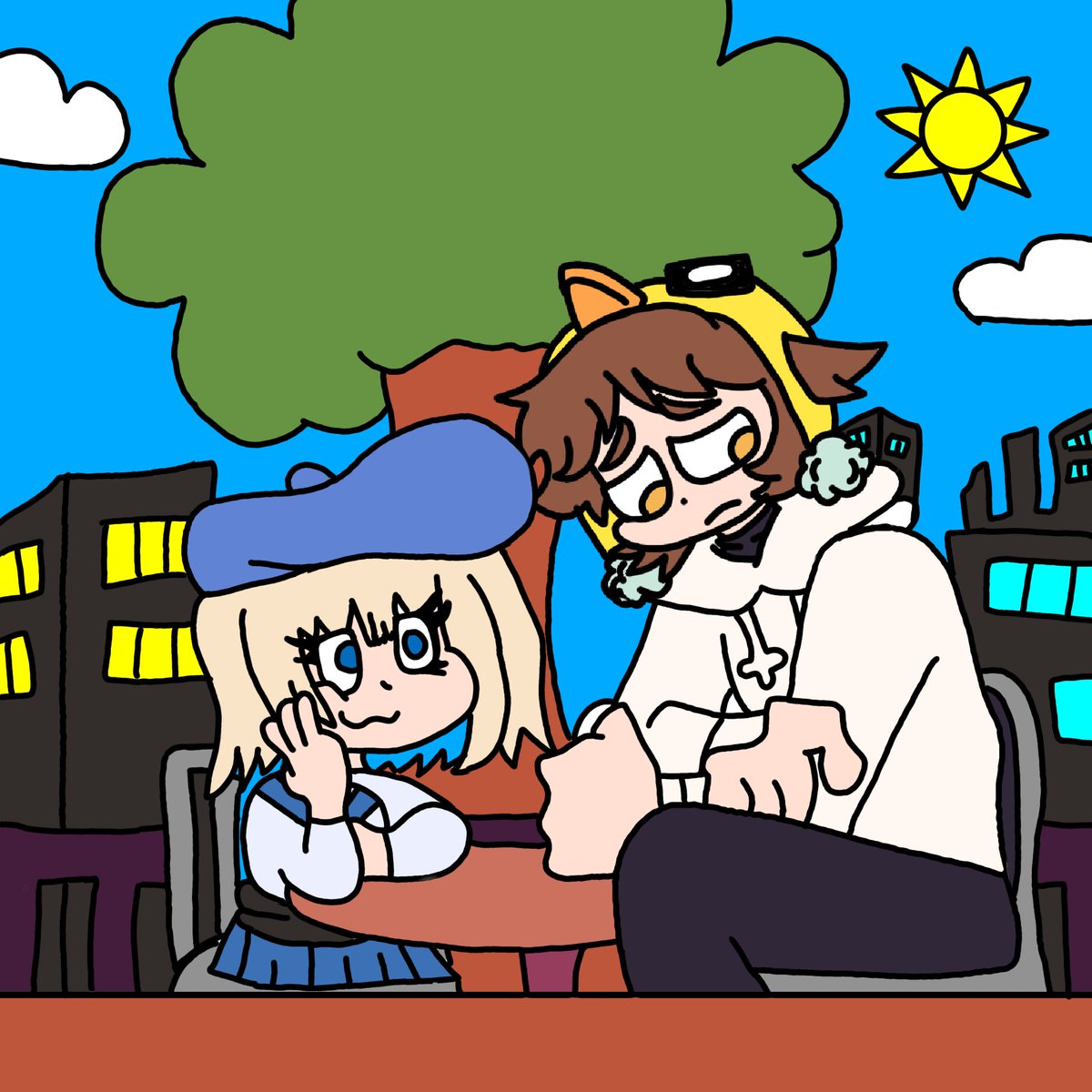 capycui79821's tweet photo. Haci me imagino la cita de Cap y Wendy jsjsjs https://t.co/0YBku3njHw