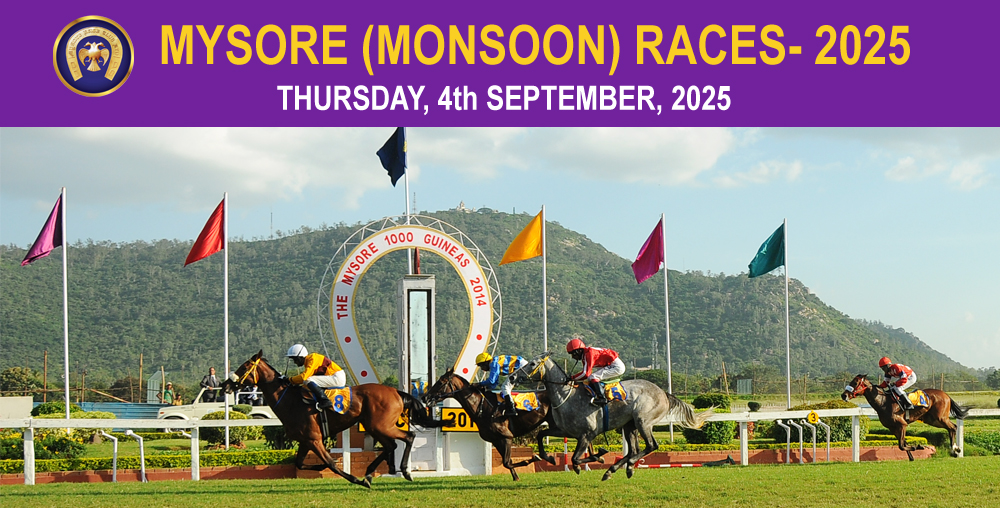 MYSORE (MONSOON) RACES 2025 starts from 4th September