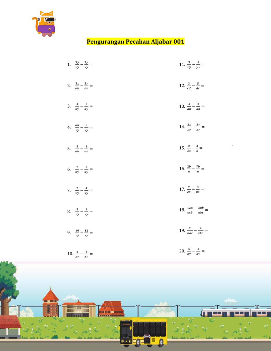 studywithbloom's tweet image. 🫐Latsol Matematika Dasar
✮ | bagian 1: Pengurangan Pecahan Aljabar |

𝑙𝑖𝑘𝑒 𝑎𝑛𝑑 𝑟𝑡 𝑦𝑎𝑎!── .✦

#studywithbloom jejak🫧

#studytwt #fundamental #snbt2026 #AMBISVERSE