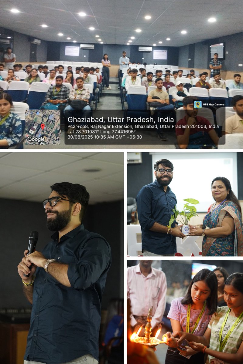 rkgitds's tweet image. 🚀 RKGIT CSE(DS) hosted an inspiring Orientation &amp;amp; Guest Lecture!
✨ HOD Dr. Preeti Sharma Mam guided students on academics &amp;amp; growth.
🎤 Pulkit Kapoor Sir shared powerful insights on industry demands, skills &amp;amp; higher studies.
#RKGIT #CSEDS #DataQuest #PulkitKapoor
