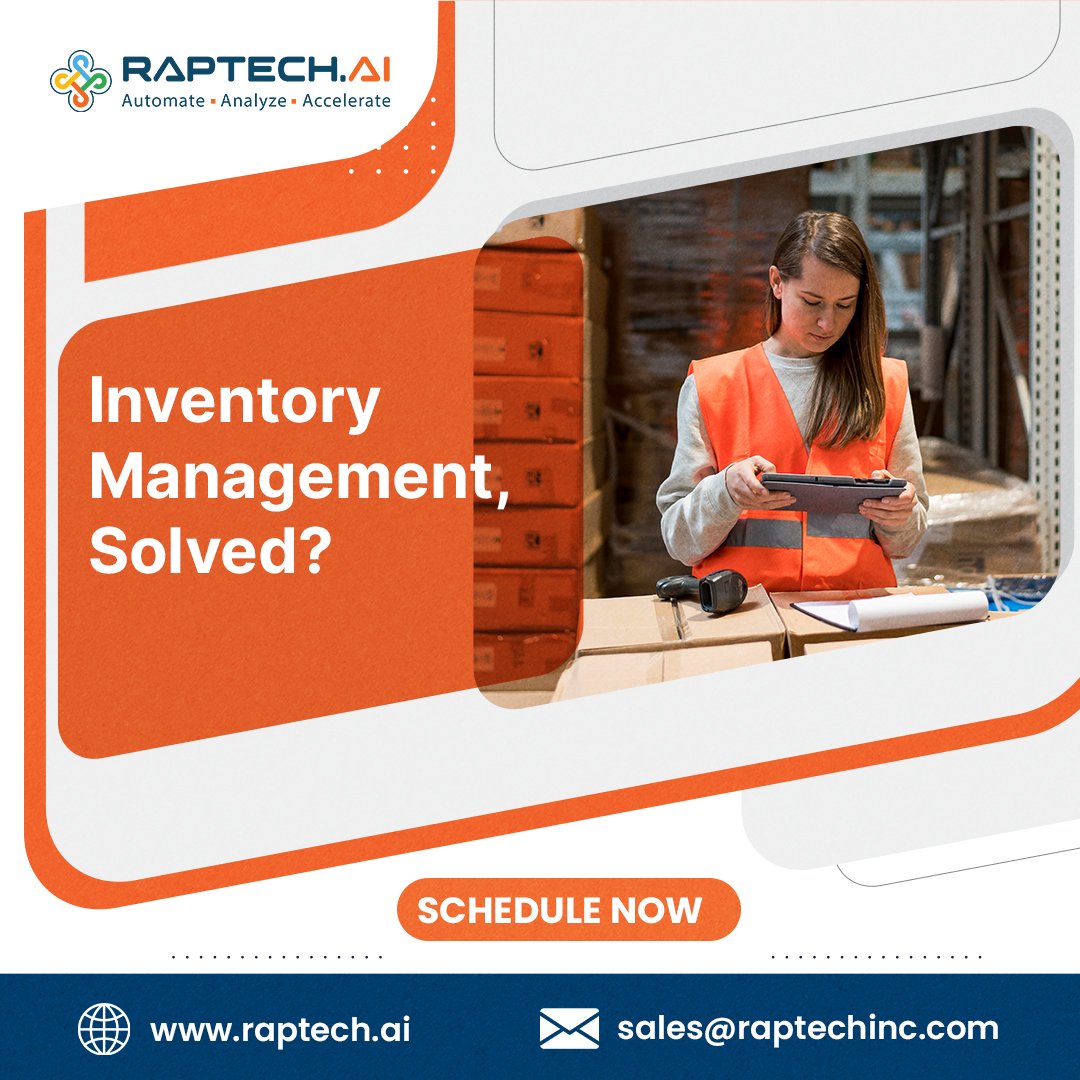 Raptech_AI's tweet image. Cash tied up in dead stock while you still scramble for critical parts?

Raptech Automation brings inventory management with demand-aware reorder points and aging alerts, so you cut excess and avoid rush orders. 

Book a 15-min demo - tinyurl.com/4wksbtvn

#inventorymanagement