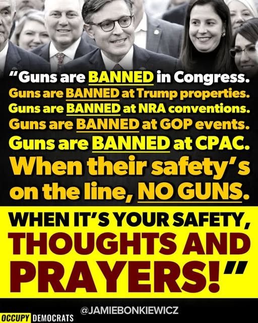 actualiteitjunk's tweet image. #guncontrol #Hypocrisy #GOP #NRA...