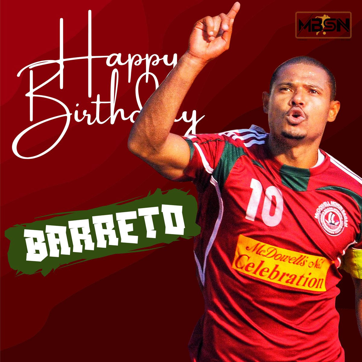 Wishing a very Happy Birthday to the Green &amp; Maroon legend, José Barreto! 💚❤️