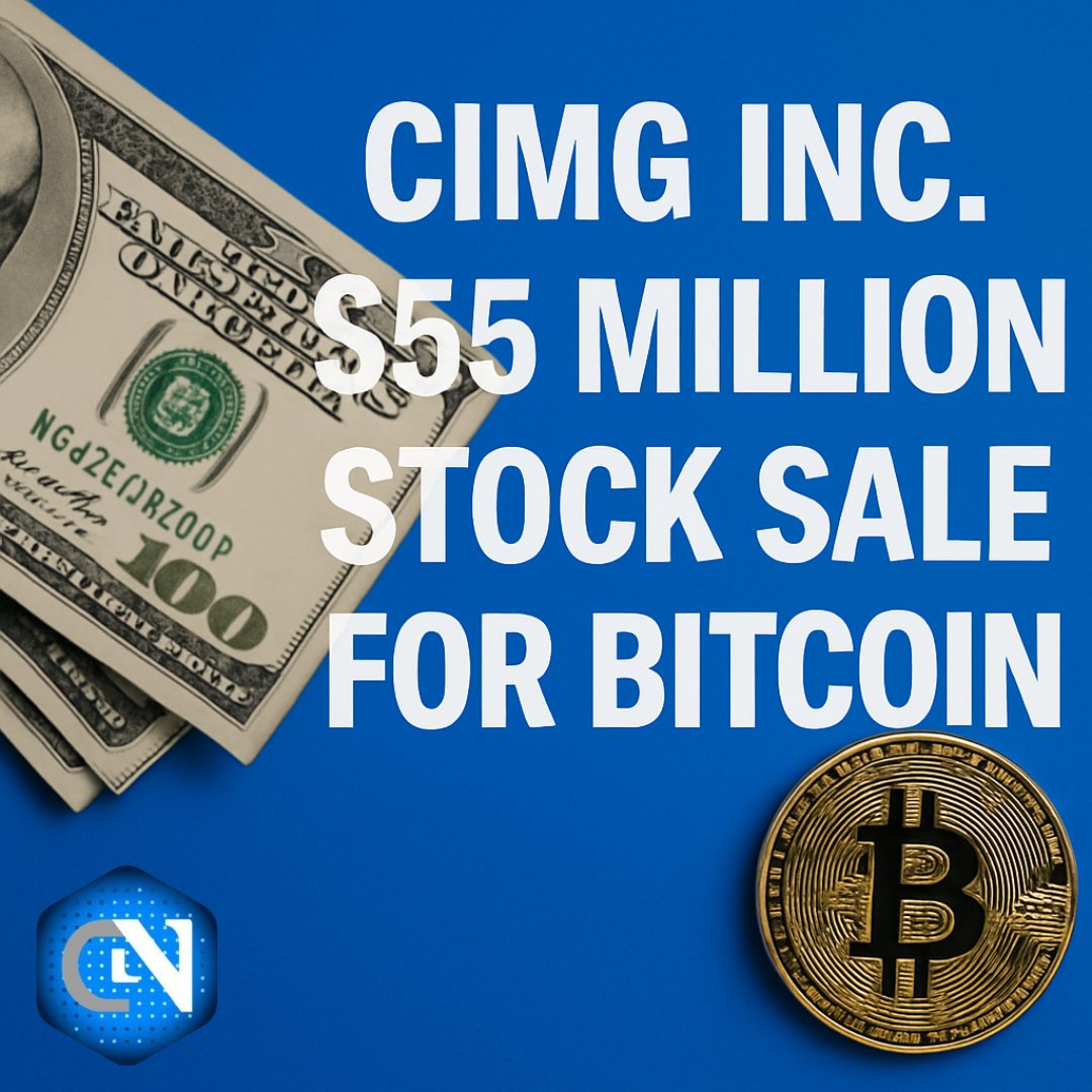 CIMG Bets Big on Bitcoin CIMG Inc. just dropped $55M to scoop up 500 BTC  using funds from its latest share sale. This bold move signals a long-term  strategy to stack Bitcoin