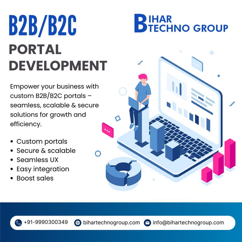 Bihartechnogrp's tweet image. B2B/B2C Portal Development 

Boost your business today!
Contact us: +91-9990300349
Email: info@bihartechnogroup.com
Visit: bihartechnogroup.com

#B2B #B2C #B2CPortalDevelopment #CustomPortals   #WebDevelopment #ScalableSolutions #SeamlessUX #SecurePortal #BiharTechnoGroup
