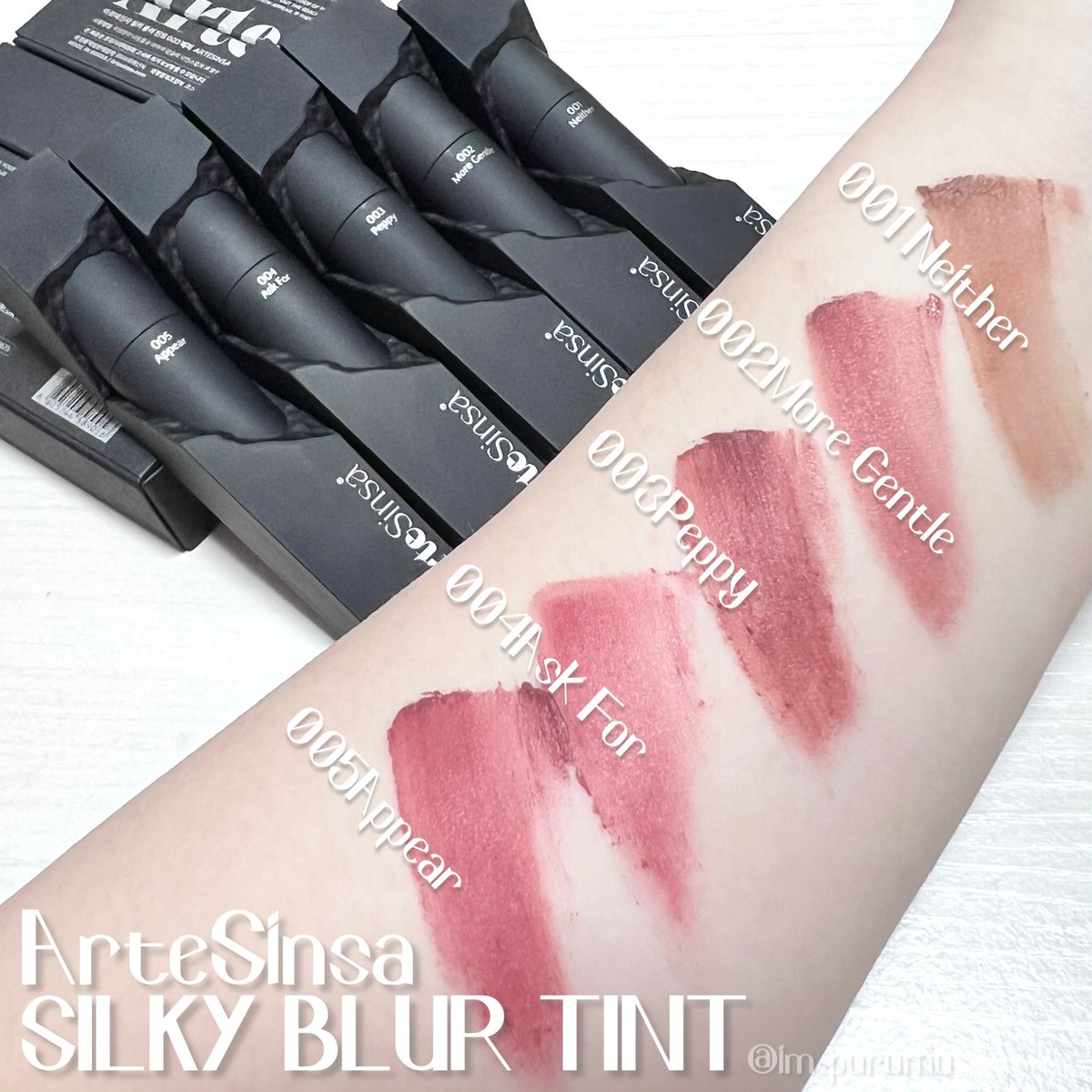 パケからお洒落すぎる #ArteSinsa <a href="/artesinsa_jp/">ArteSinsa(アルテシンサ)日本公式</a> 

色味もテクスチャも最高！

まずパレット、これ一つでポイントメイク完成できちゃう優れもの！
マット、ジェリータイプ、シマー、バームと入ってて使い方自由自在！

 #PR  #アルテシンサ  #アンボイスドアイパレット #シルキーブラーティント