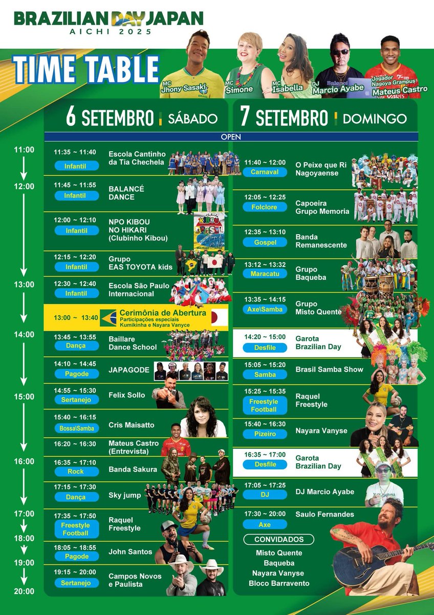 今週末は
豊田でブラジリアンデーに参加しまっす！
SUKIYAKIからブラジル三昧🇧🇷