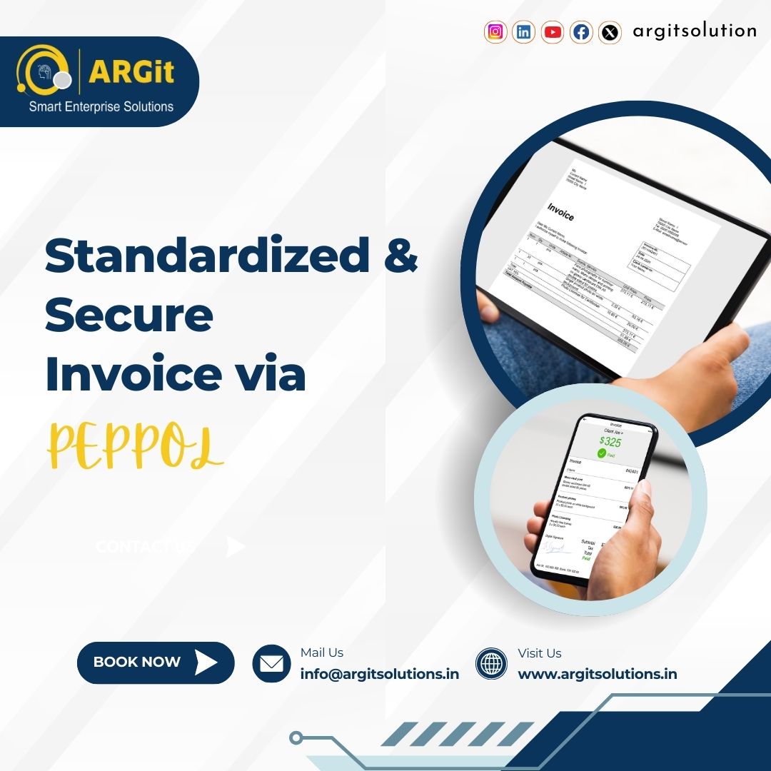 argitsolution's tweet image. 📄 Secure. Standardized. Smart.
Switch to PEPPOL Invoicing with ARGit Solutions in Bangalore.
👉 Safe, compliant &amp;amp; efficient!
📩 info@argitsolutions.in
🌐 argitsolutions.in
#PEPPOL #DigitalInvoicing #BusinessSolutions #ARGitSolutions #EInvoice