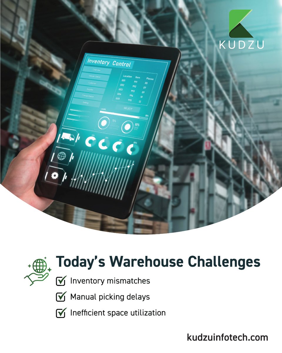 kudzu_infotech's tweet image. Warehousing is no longer just storage. SAP EWM brings automation, visibility, and speed—KUDZU makes it work for your business.

#SAPEWM #WarehouseAutomation #KUDZUEfficiency