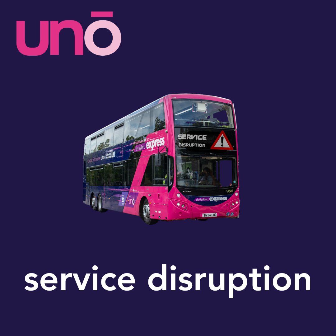 Service Update – Route 653 Cancellations Due to staff sickness, the  following 653 journeys will not operate today: 07:20 New Greens ➝ Welwyn  Garden City 07:25 Welwyn Garden City ➝ New Greens 09:25 Welwyn Garden City  ➝ de Havilland Campus