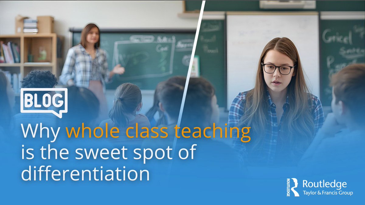 routledgebooks's tweet image. Discover why whole class teaching isn't "one-size-fits-all" but actually the sweet spot of differentiation! 🧠✨

@NathanielRSwain reveals how this approach creates equity while meeting diverse needs.

👉 Read the full blog: spr.ly/6010ffsiA

#TeachingExcellence