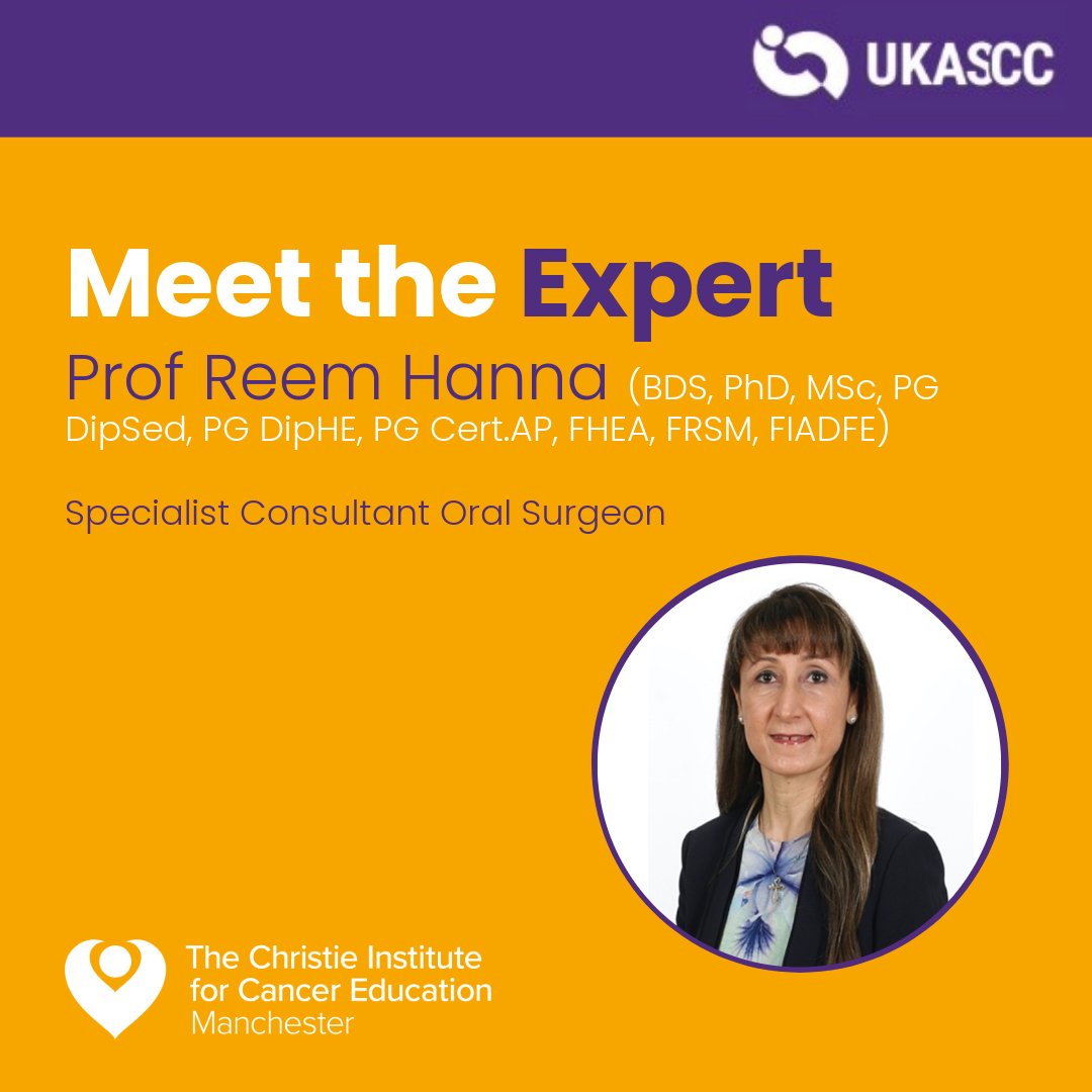 Excited to welcome Prof. Reem Hanna to #UKASCC2025 Leader in laser dentistry &amp; photobiomodulation, 70+ publications, global awards &amp; guidelines expert. Don’t miss her talk &amp; networking in Manchester! 
🔗 ow.ly/Al4K50WO52o
<a href="/bermandr2/">Richard Berman</a> <a href="/drjenscaife/">jen vidrine</a> <a href="/Lennae13/">tomlie</a> <a href="/ash375/">Ashique Ahamed</a> @samhja