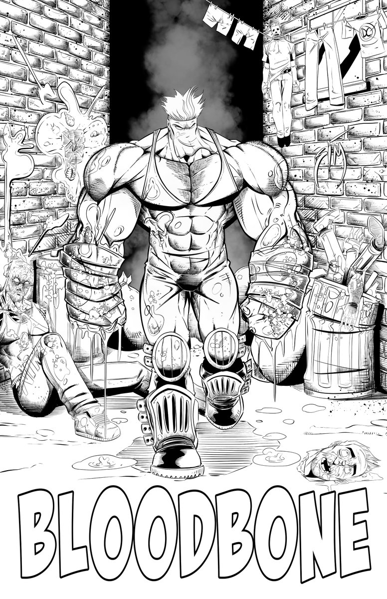 BLOODBONE Fan Art by Yours Truly ;) <a href="/BuzzAcevedo/">BUZZ</a> <a href="/drawingacescg/">Drawing Aces Comics Group</a>   #Drawingacesartcontest #Indiecomics #FanArt 

Drawing Aces Comics Group Anthology #1 kickstarter.com/projects/edwin…