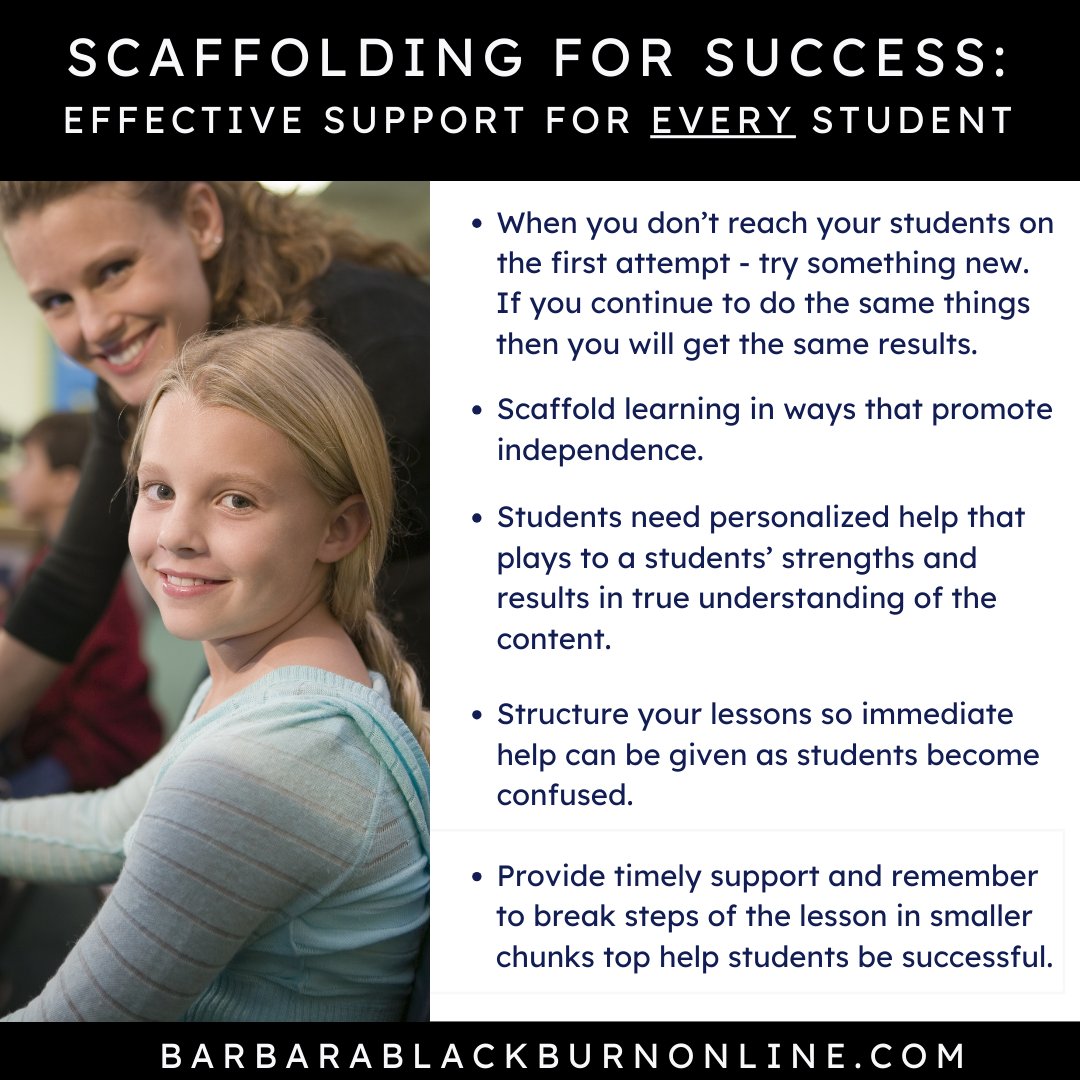 "I believe teachers can shape student learning, as well as students’ attitudes and perspectives. If you are enthusiastic about something, your students are more likely to be as enthusiastic. If you don’t like a particular topic, neither will they".
routledge.com/Scaffolding-fo…