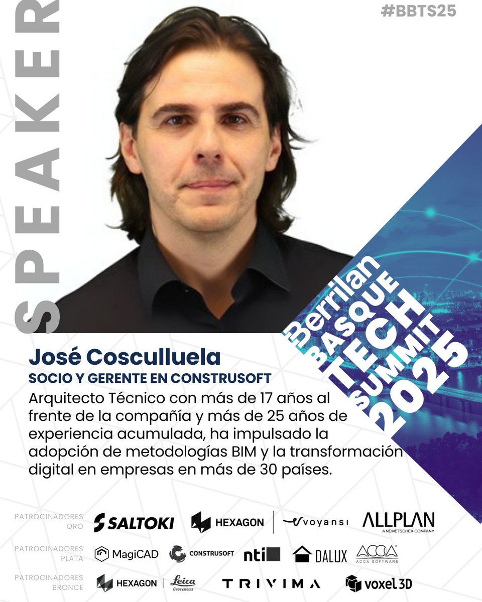 Berrilan (@berrilan) on Twitter photo ¿Sabes cuál es el superpoder de la gestión centralizada de datos en la construcción? ¿No? Pues José Cosculluela, Director General de <a href="/Construsoft_es/">Construsoft</a>, sí.
Y te lo contará en el Berrilan Basque Tech Summit.
¡Consigue ya tu entrada! 👇
bit.ly/BBTS25B
#BBTS25 ¿Sabes cuál es el superpoder de la gestión centralizada de datos en la construcción? ¿No? Pues José Cosculluela, Director General de <a href="/Construsoft_es/">Construsoft</a>, sí.
Y te lo contará en el Berrilan Basque Tech Summit.
¡Consigue ya tu entrada! 👇
bit.ly/BBTS25B
#BBTS25
